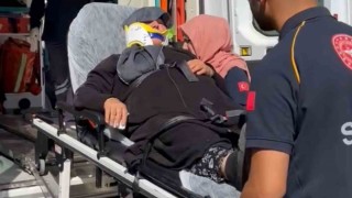 Halk otobüsünün çarptığı yaşlı kadın ağır yaralandı