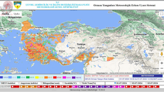 HATAY ORMAN BÖLGE MÜDÜRLÜĞÜ UYARDI:  HATAY İÇİN ORMAN YANGINI RİSKİ VAR