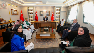 Hatay Valisi Suudi Kraliyet heyetini kabul etti