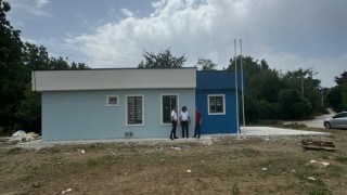 Hayırsever tarafından yaptırılan sağlık istasyonunda sona gelindi