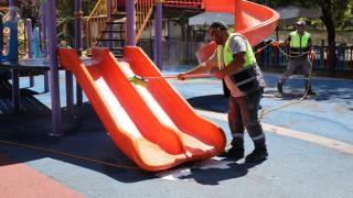 HBB’DEN PARKLARDA HİJYEN SEFERBERLİĞİ