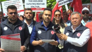Kamu Birliği Konfederasyonundan TÜİK önünde eylem