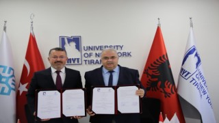 KBÜ ile Tiran New York Üniversitesi arasında iş birliği protokolleri imzalandı