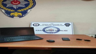 Keşanda araçtan bilgisayar ve güneş gözlüğü çalan şüpheli yakalandı