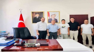 LGS İl Birincisi Ahmet Eymen Koç, Kaymakam Öztürkü ziyaret etti