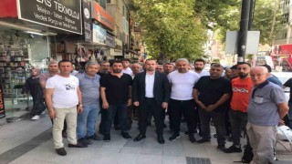 MAGİNDER Yönetim Kurulu Başkanı Karademir, Kışla Caddesi esnafını ziyaret etti