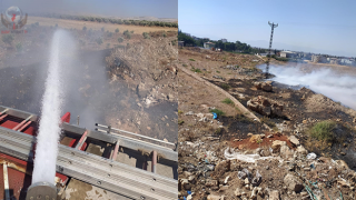 Reyhanlı’da çöp yangını