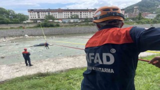 Rizede AFAD ekiplerinden tatbikat