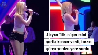 Sahne kıyafetiyle hiç beğenilmedi