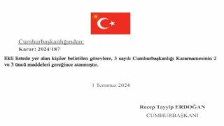 Samsuna vali yardımcısı ve kaymakam ataması