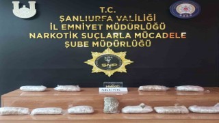 Şanlıurfada 6 kilo 550 gram skunk ele geçirildi
