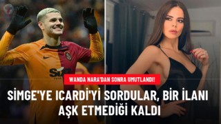 Simge'ye Icardi'yi sordular, bir ilanı aşk etmediği kaldı