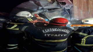 Tır sürücüsü yanarak hayatını kaybetti