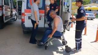 Trafikte 4 araç çarpıştı: 2 yaralı