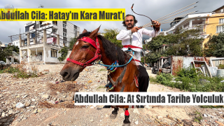 Türk filmlerinden çıkmışçasına sokaklarda atıyla gezen Hataylı Kara Murat, nostalji yaşatıyor