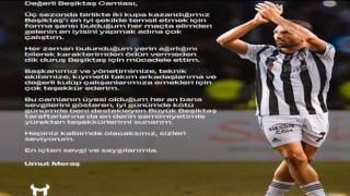 Umut Meraş, Beşiktaşa veda etti