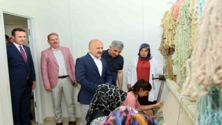 Vali Varol, konteyner kentlerdeki kursları inceledi