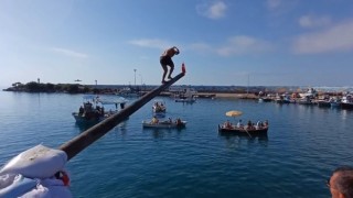 Yağlı direkten bayrağı 3üncü çıkışında aldı