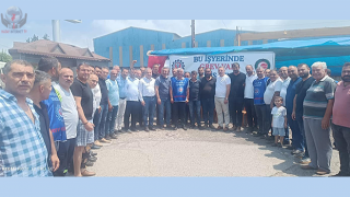 YOLBULAN METAL EMEKÇİLERİNE MHP DESTEĞİ