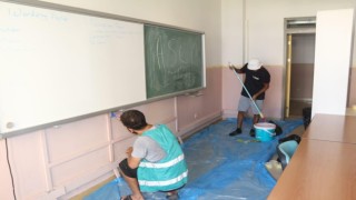 10 okulda 30 bin metrekareden fazla alan yenilendi