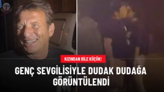 22 yaşındaki sevgilisiyle dudak dudağa görüntülendi
