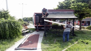 Akdenizin parkları yenileniyor