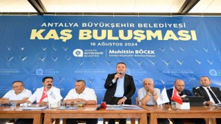 Antalya Büyükşehir Belediye Başkanı Böcek: Kaşın 50 yıllık su sorununu çözeceğiz