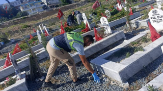 BAŞKAN ÖNTÜRK’ÜN MEZARLIK HASSASİYETİ