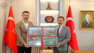 BAŞKAN ÜSTÜN, VALİ MASATLI'YI ZİYARET ETTİ