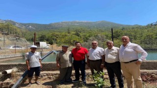 Büyükşehirden Mavikentli çiftçilere sulama desteği