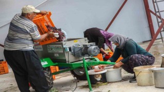 Çiftçilere salça ve üzüm sıkma makinesi desteği
