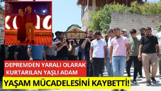 Depremden bu yana sürdürdüğü 18 aylık yaşam mücadelesini kaybeden adam, evlatları ve eşinin yanına defnedildi