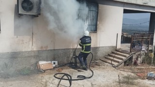 Hassada ev yangını