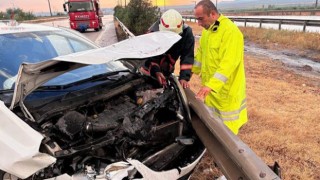 HATAY KARAYOLUNDA KAZA: 1 YARALI