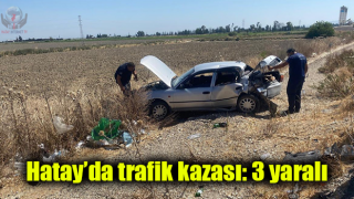 Hatay’da trafik kazası: 3 yaralı