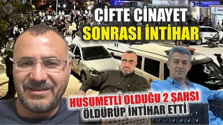 Husumetli olduğu 2 şahsı öldürüp intihar etti
