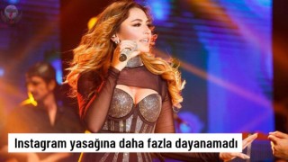 Instagram yasağı şarkıcı isyan ettirdi