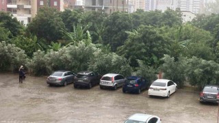 Mersinde Toroslardan sahile kadar yağmur etkili oldu