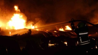 Mersindeki yangında limon işleme ve paketleme tesisi küle döndü