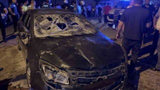 Minik Baranın öldüğü kazada mahalleli otomobili parçaladı