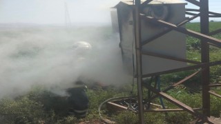 Reyhanlıda trafo yangını