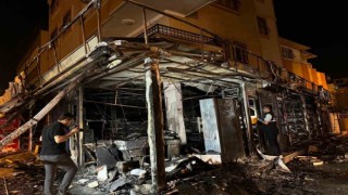 Tarsusta iş yerinde çıkan yangın hasara neden oldu