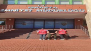 14 yıl 8 ay hapis cezası bulunan firari Ispartada yakalandı