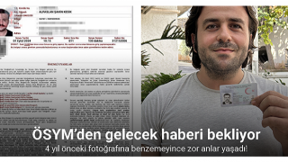 4 yıl önceki fotoğrafı benzemeyince, KPSSde görevlileri inandırabilmek için ter döktü