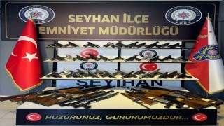 Adanada 61 ruhsatsız silah ele geçirildi, 213 suçlu da yakalandı