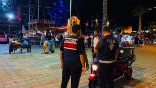 Alanyada motosiklet sürücülerine ceza yağdı