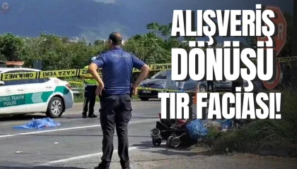 Alışveriş dönüşü tırın çarptığı 5 yaşındaki Melek öldü, annesi yaralandı