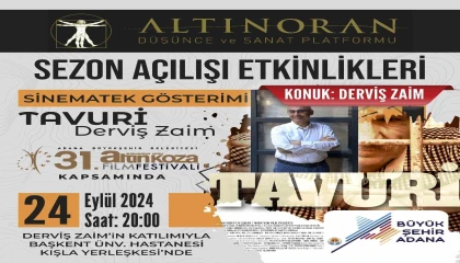 Altınoran, Sinematek Adana ve Altın Kozadan ortak sezon açılışı