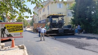 Andırın merkezinde Cumhuriyet Caddesi yenileniyor