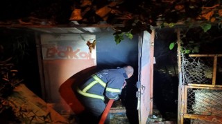 Antakyada konteyner yangını